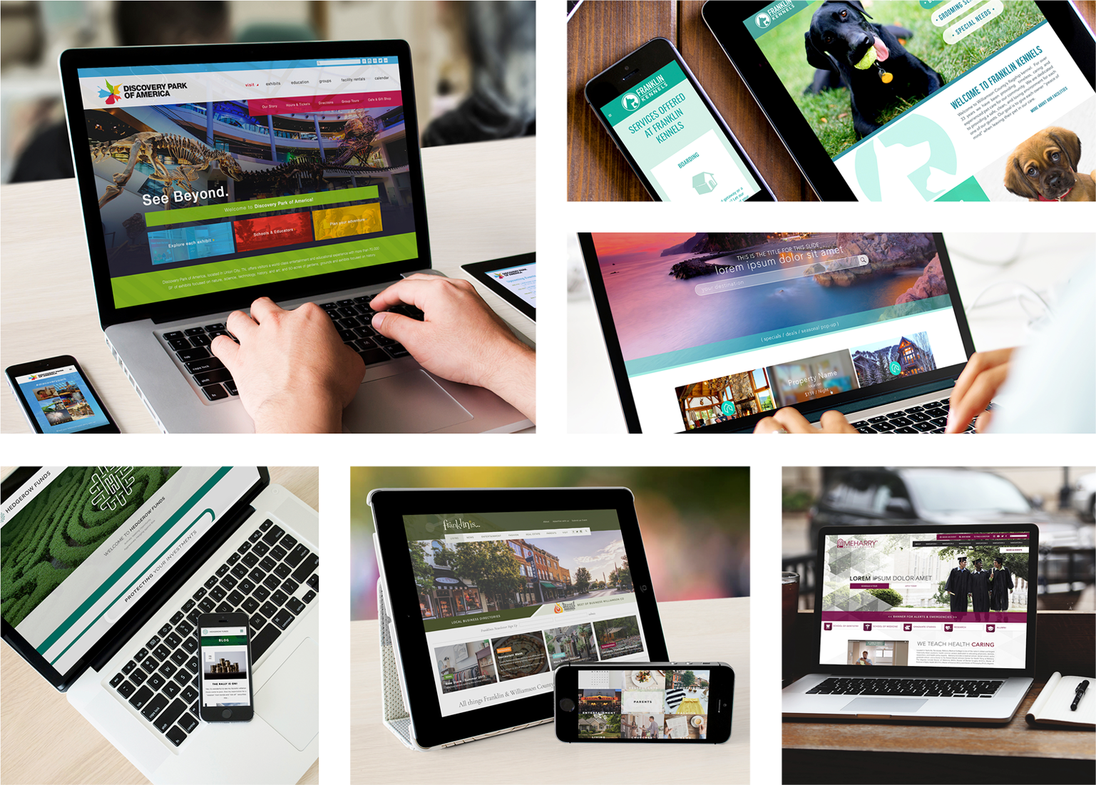 Portfolio of Websites by Nashville's Web Design Company.